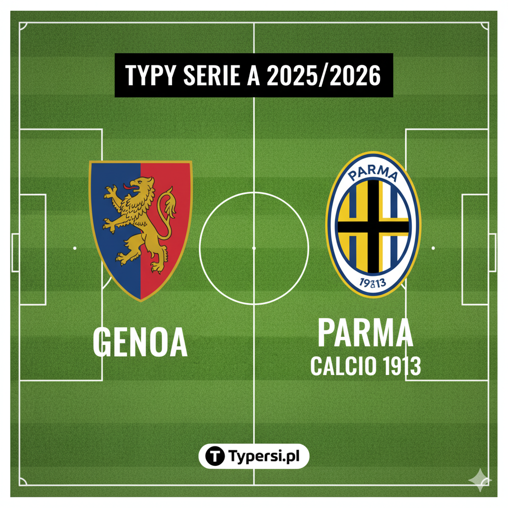 Typy bukmacherskie Serie A 2025/2026 : Genoa vs Parma Calcio 1913 - 7 kolejka