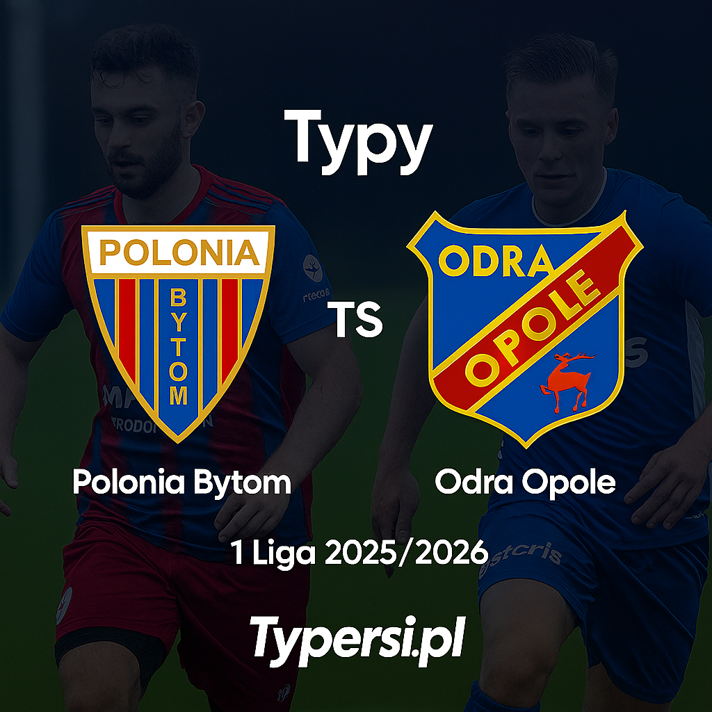 Typy bukmacherskie 1 Liga 2025/2026 : Polonia Bytom vs Odra Opole- 13 kolejka