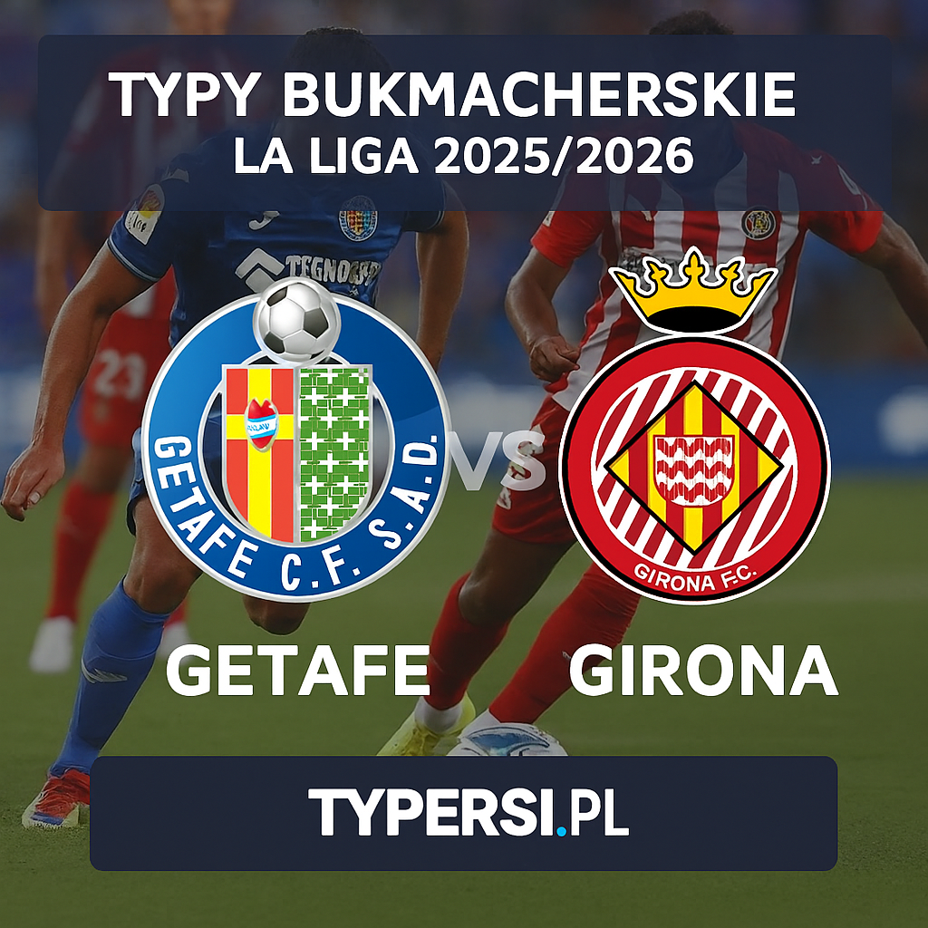 Typy Bukmacherskie La Liga 2025/2026 : Getafe vs Girona - 11 kolejka