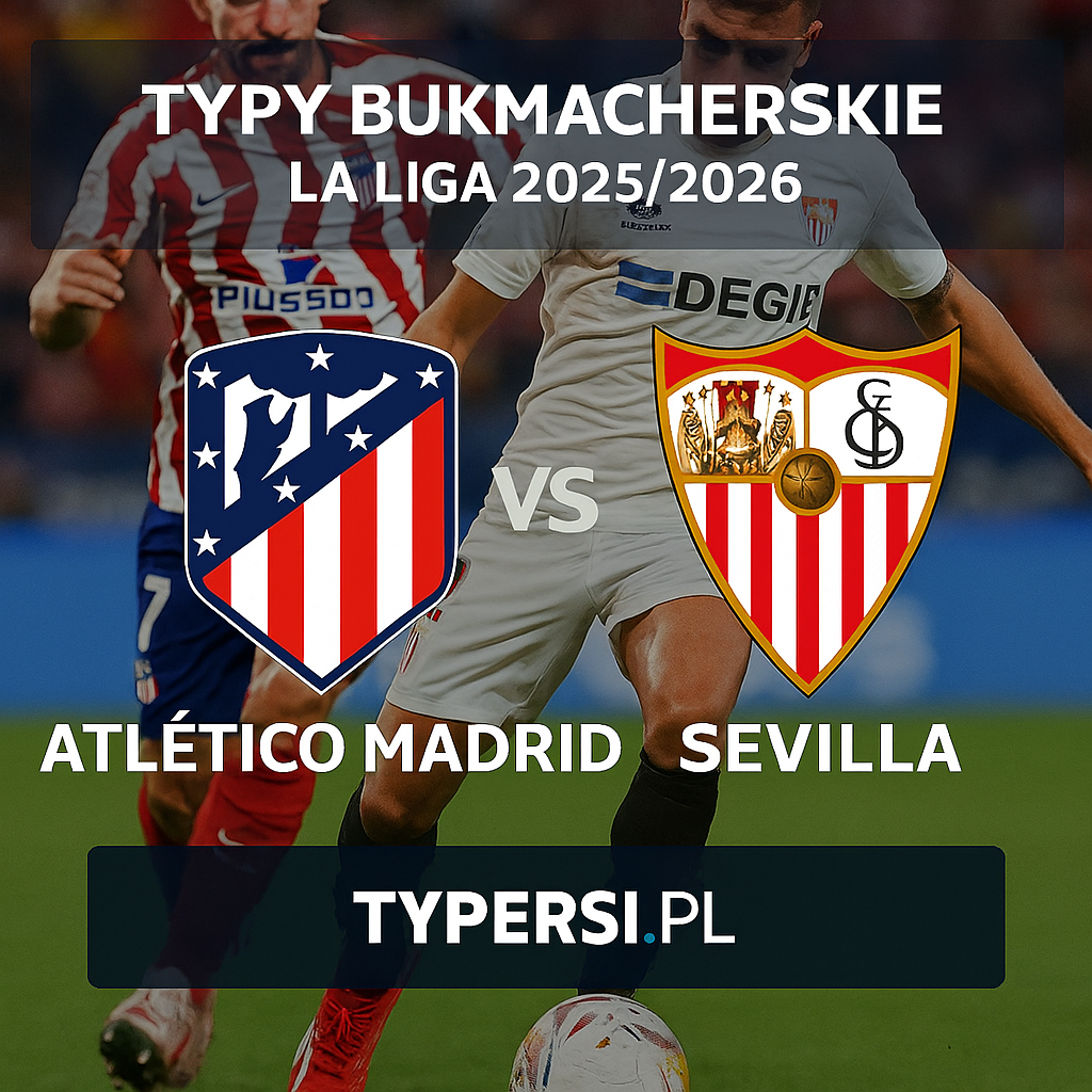 Typy Bukmacherskie La Liga 2025/2026 : Atletico Madrid vs Sevilla - 11 kolejka