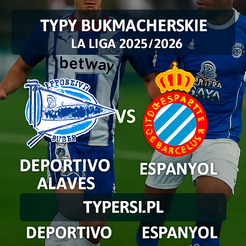 Typy Bukmacherskie La Liga 2025/2026 : Deportivo Alaves vs Espanyol - 11 kolejka