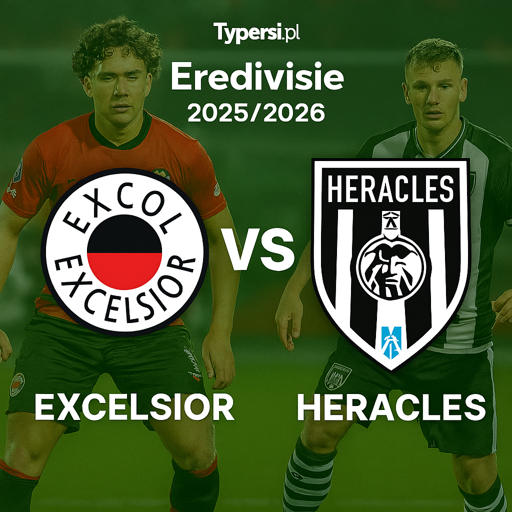 Typy Eredivisie 2025/2026 : Excelsior vs Heracles - 12 kolejka