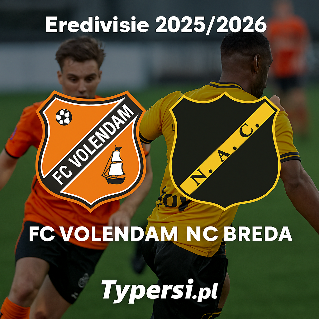 Typy Eredivisie 2025/2026 : FC Volendam vs NAC Breda - 12 kolejka