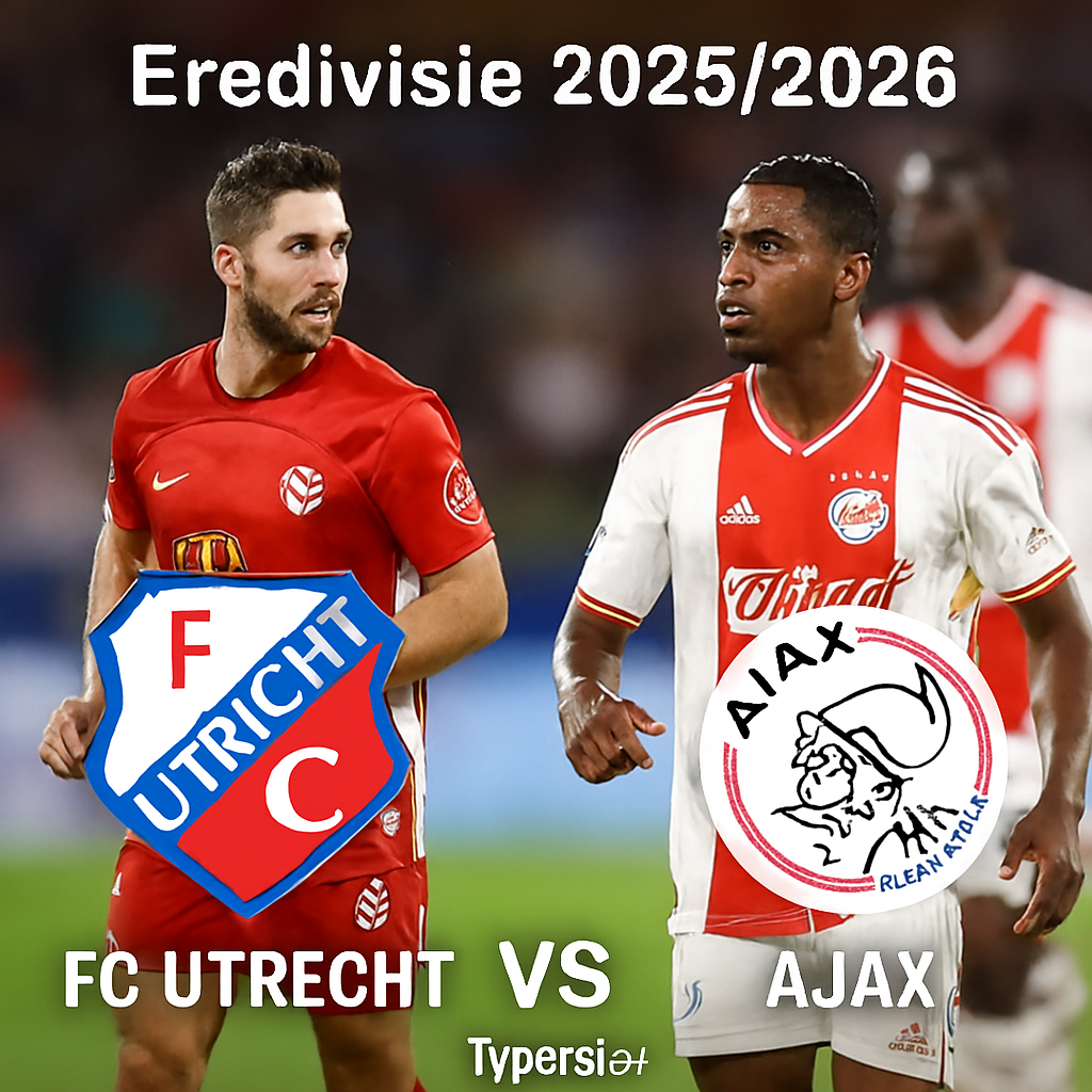 Typy Eredivisie 2025/2026 : FC Utrecht vs Ajax - 12 kolejka