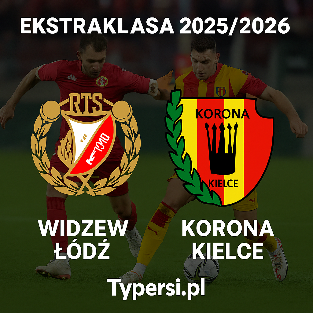 Typowanie Ekstraklasy 2025/2026 : Widzew Łódź vs Korona Kielce  – 16 kolejka