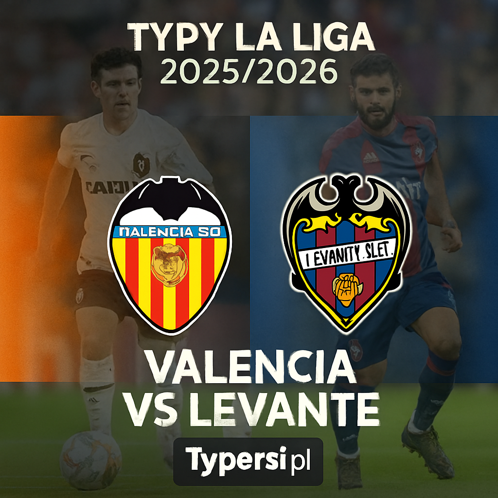 Typy La Liga 2025/2026: Valencia vs Levante – 13 kolejka