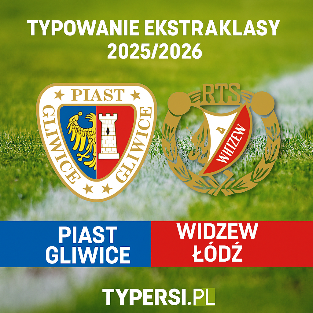 Typowanie Ekstraklasy 2025/2026: Piast Gliwice vs Widzew Łódź - 17 kolejka