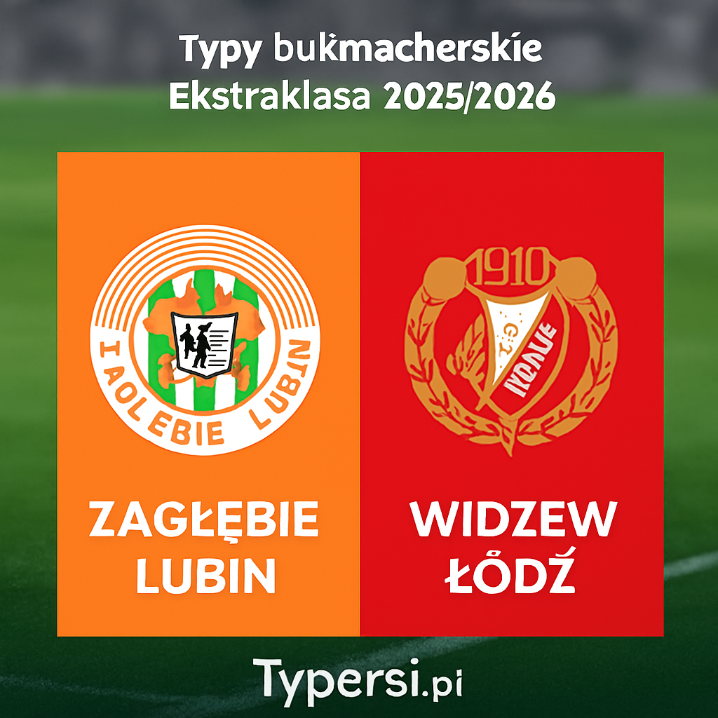 Typy bukmacherskie Ekstraklasa 2025/2026: Zagłębie Lubin vs Widzew Łódź - 18 kolejka