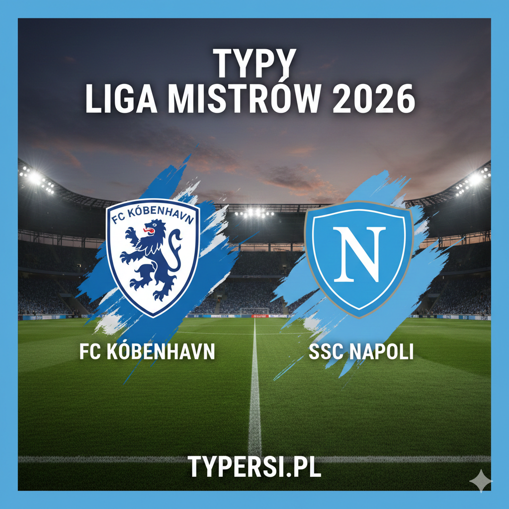 Typy Liga Mistrzów 2026 : FC Koebenhavn vs SSC Napoli - 7 kolejka