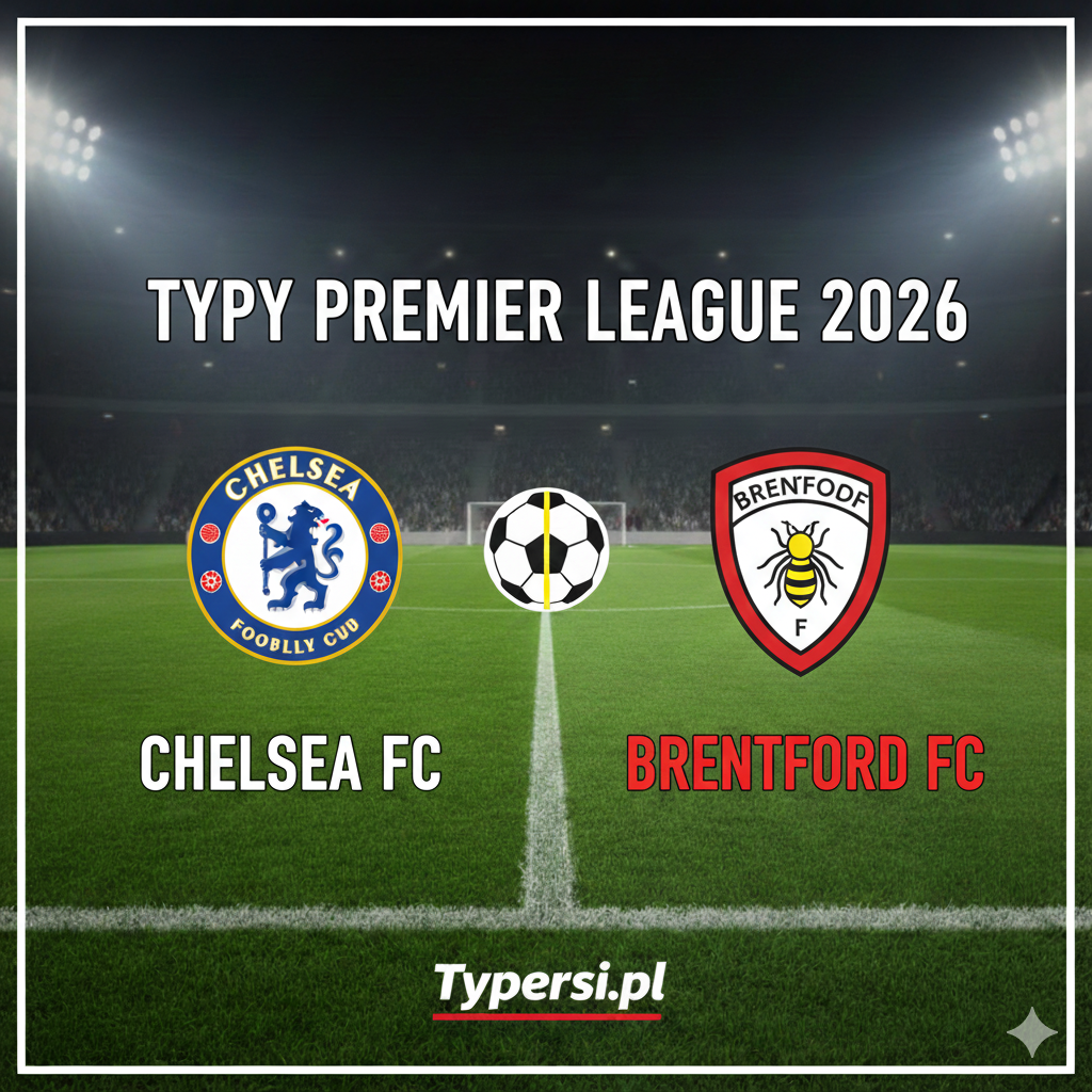 Typy bukmacherskie Premier League 2026 : Chelsea vs Brentford - 22 kolejka
