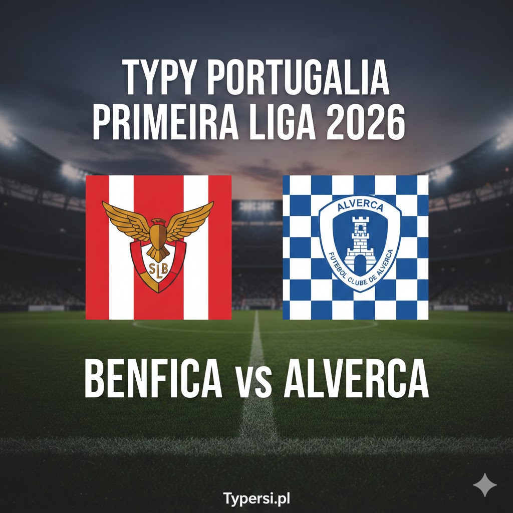 Typy Bukmacherów Portugalia Primeira Liga  2026 : Benfica vs Alverca - 21 kolejka