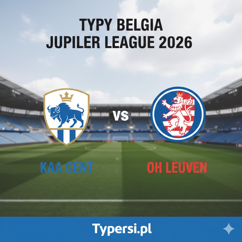Typy Bukmacherów Jupiler League  2026 : Gent vs OH Leuven - 24 kolejka