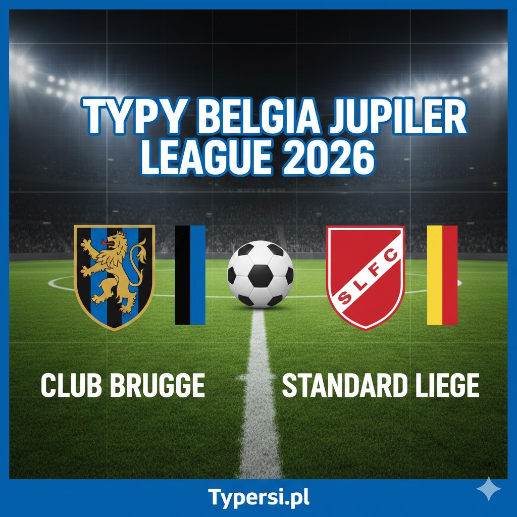 Typy Bukmacherów Jupiler League  2026 : Club Brugge vs Standard Liege - 24 kolejka