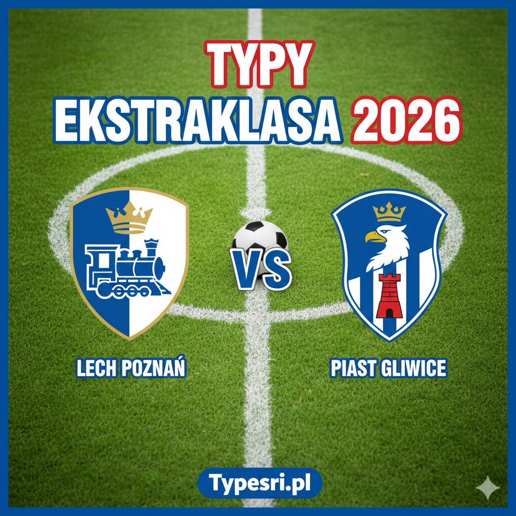 Typy Ekstraklasa 2026 : Lech Poznań vs Piast Gliwice - 21 kolejka