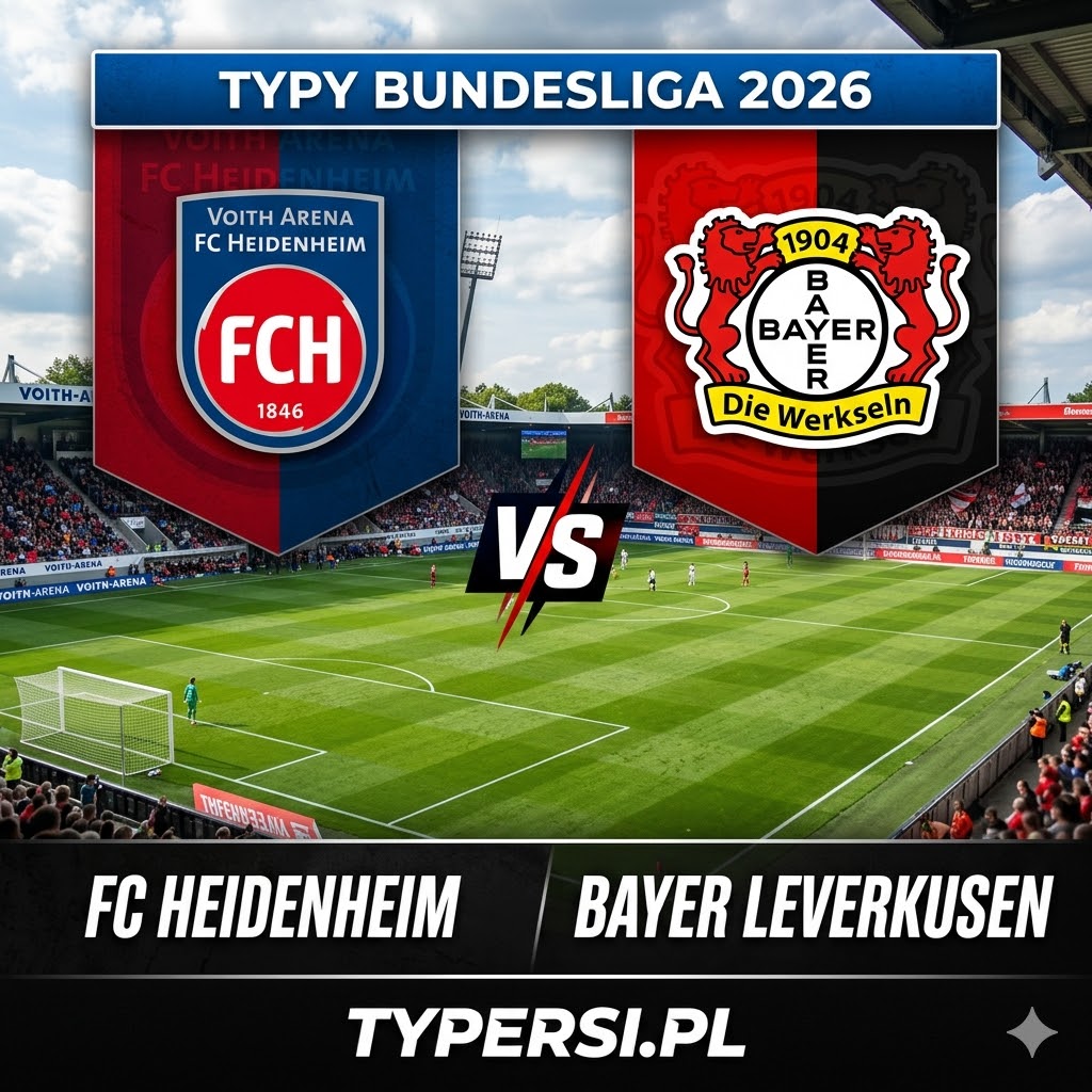 Typy Bukmacherów Bundesliga 2026 : FC Heidenheim vs Bayer Leverkusen - 27 kolejka
