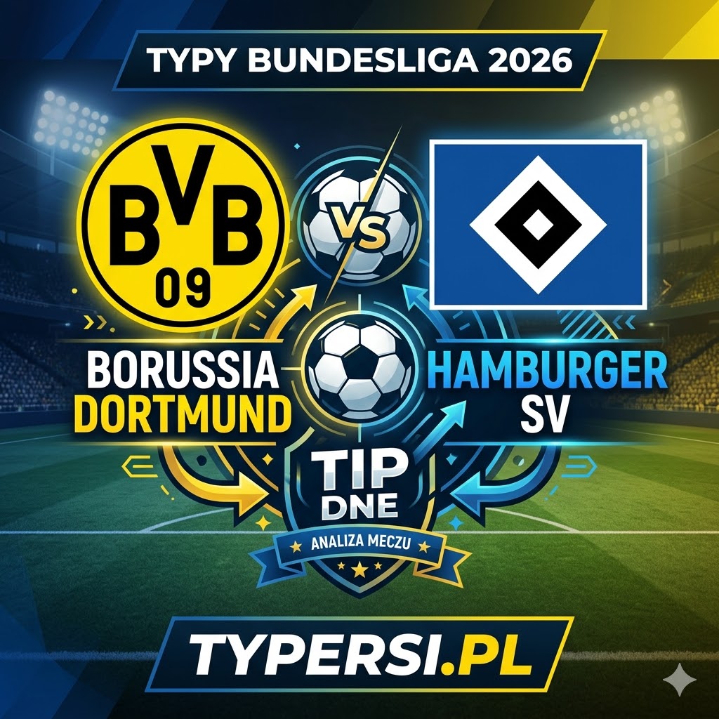 Typy Bukmacherów Bundesliga 2026 : Borussia Dortmund vs Hamburger SV - 27 kolejka