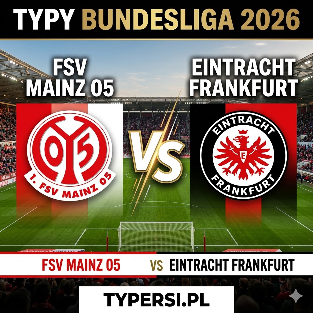 Typy Bukmacherów Bundesliga 2026 : Mainz 05 vs Eintracht Frankfurt - 27 kolejka