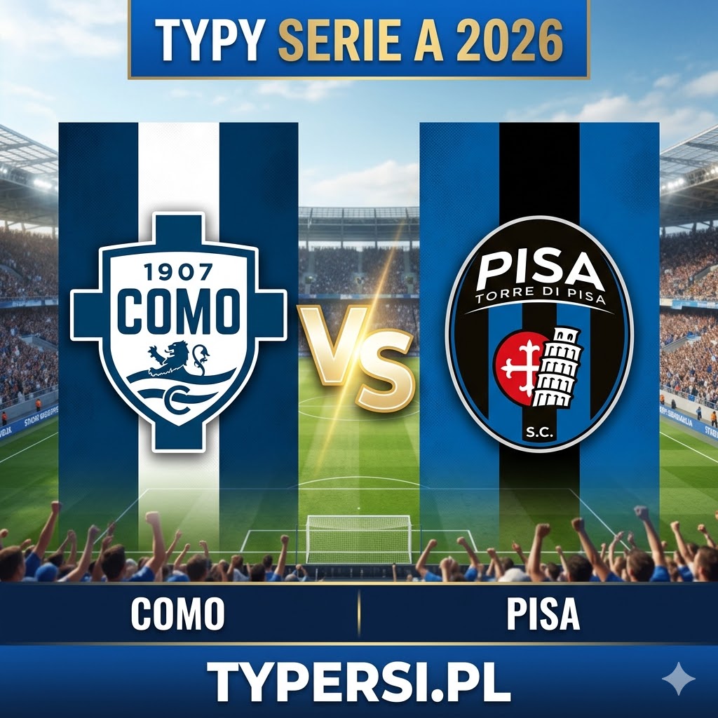 Typy na Dziś : Como vs Pisa - 29 kolejka Serie A 2026
