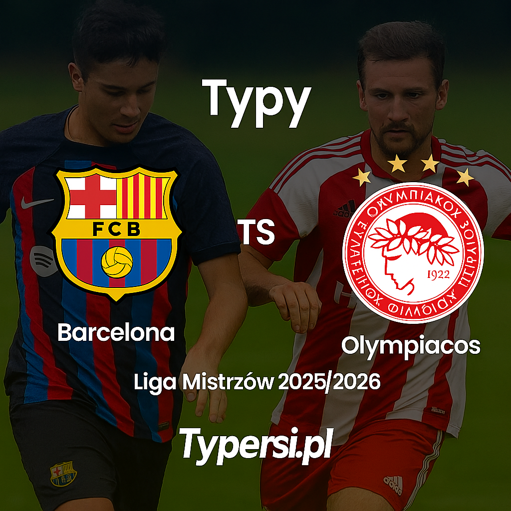Typy bukmacherskie Liga Mistrzów 2025/2026 : Barcelona vs Olympiacos - 3 kolejka