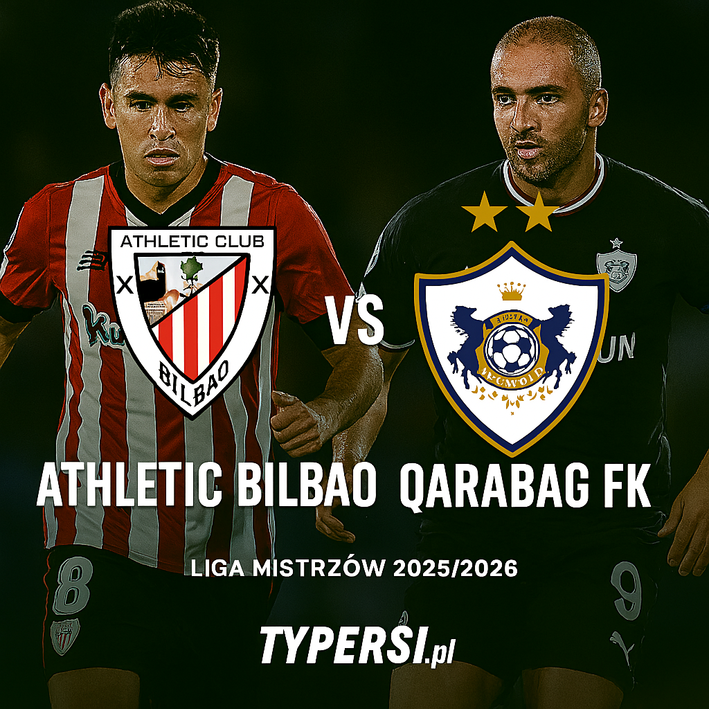 Typy bukmacherskie Liga Mistrzów 2025/2026 : Athletic Bilbao vs Qarabag FK - 3 kolejka
