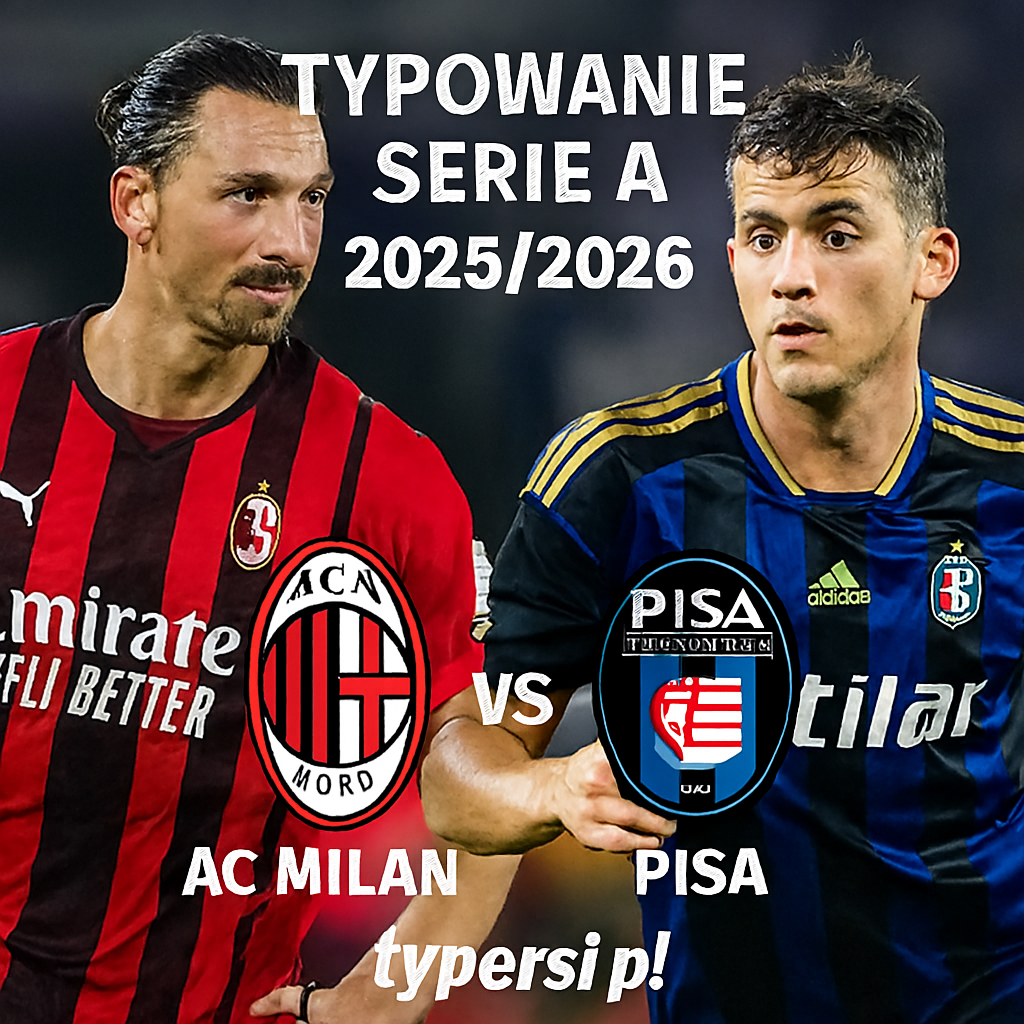 Typowanie Serie A 2025/2026 : AC Milan vs Pisa - 8 kolejka