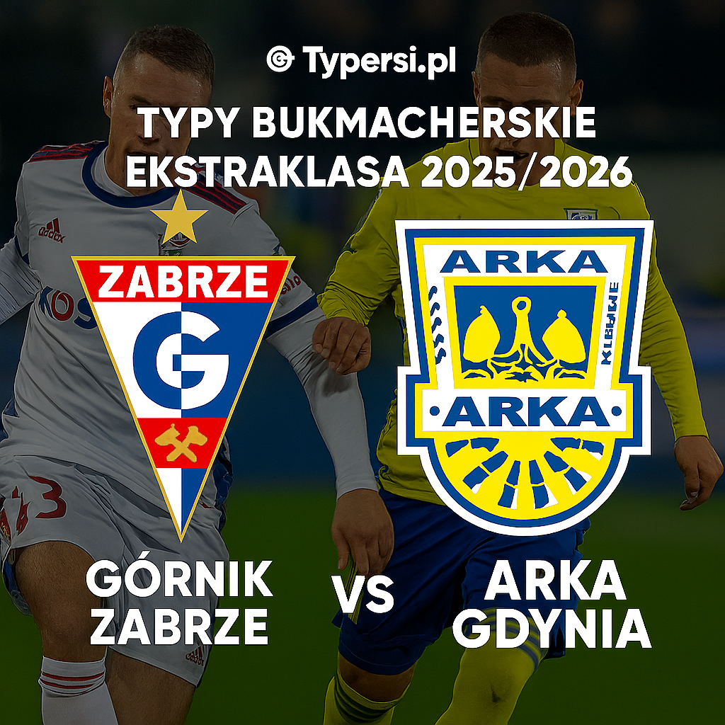 Typy Bukmacherskie Ekstraklasa 2025/2026 : Górnik Zabrze vs Arka Gdynia - 14 kolejka