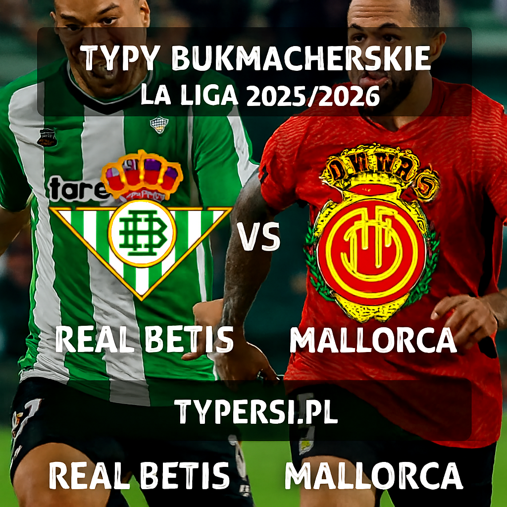Typy Bukmacherskie La Liga 2025/2026 : Real Betis vs Mallorca - 11 kolejka