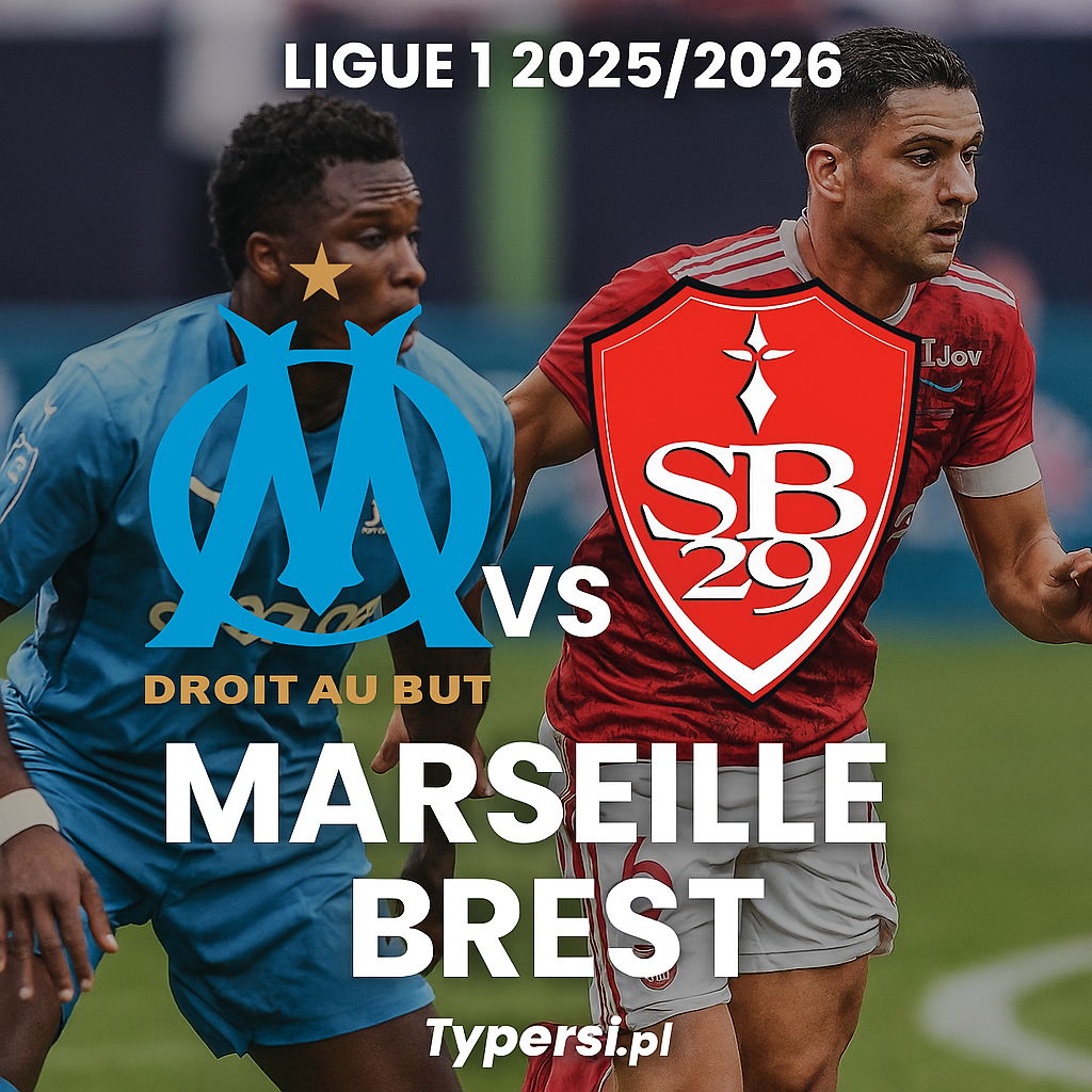 Typy Ligue 1 2025/2026 : Marseille vs Brest - 12 kolejka