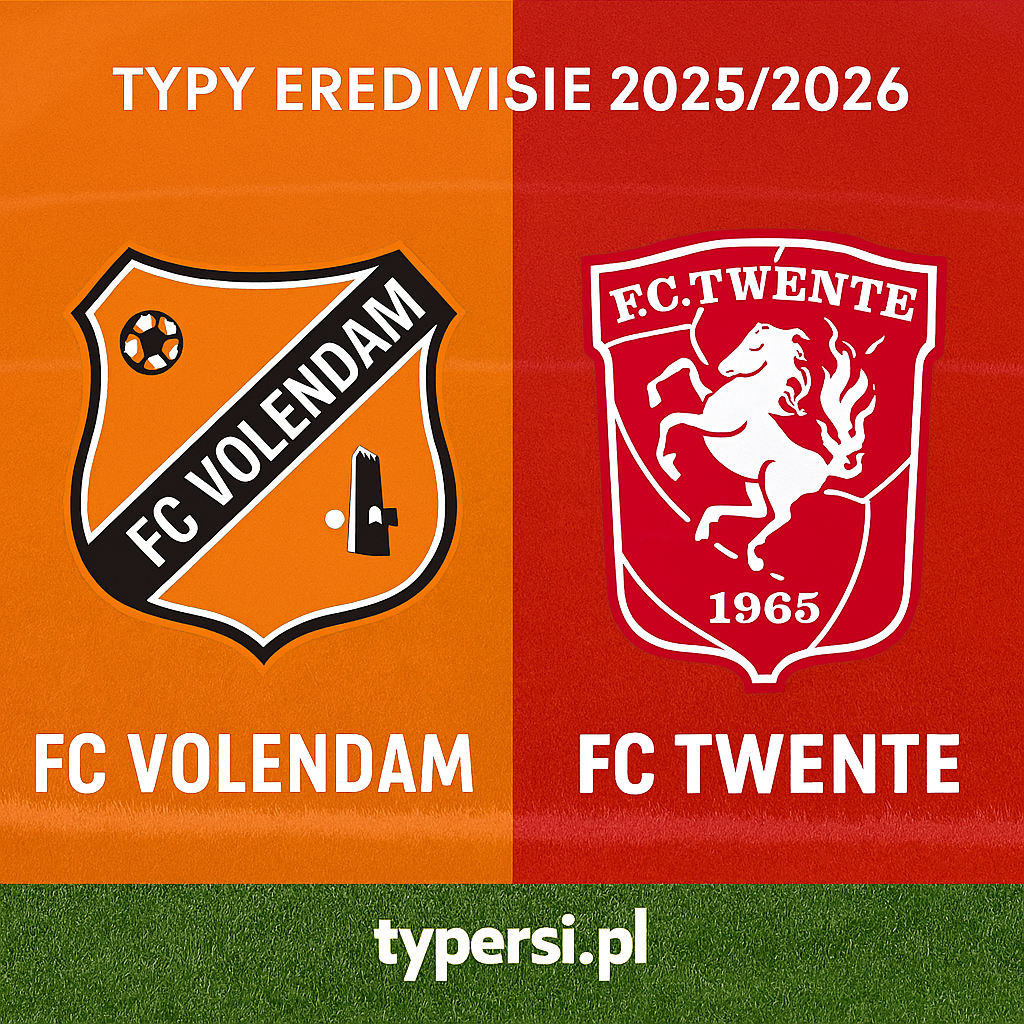 Typy Eredevise 2025/2026 : FC Volendam vs FC Twente - 13 kolejka