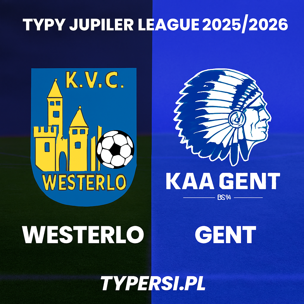 Typy Jupiler League 2025/2026 : Westerlo vs Gent - 13 kolejka