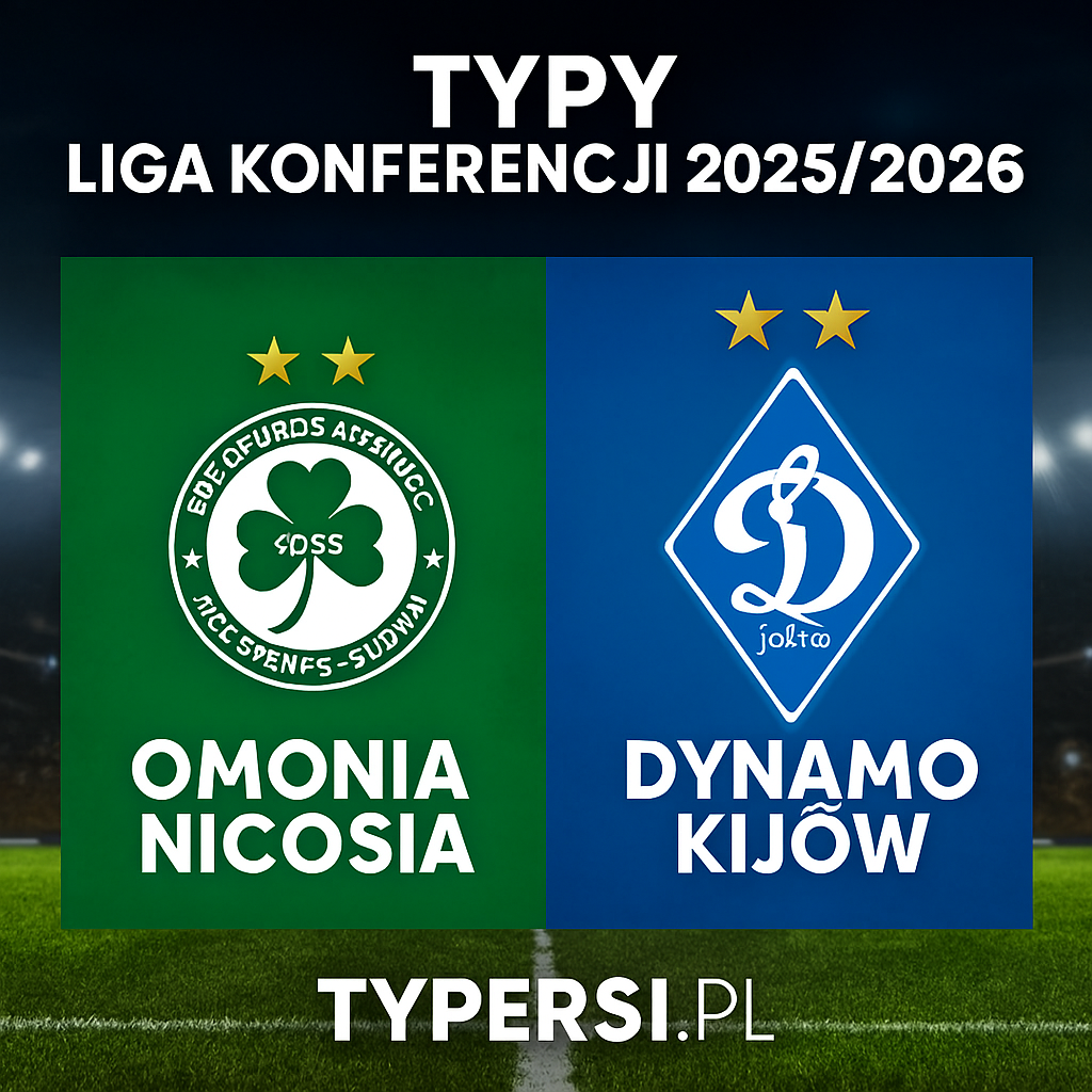 Typy Liga Konferencji 2025/2026: Omonia Nicosia vs Dynamo Kijów - 4 kolejka