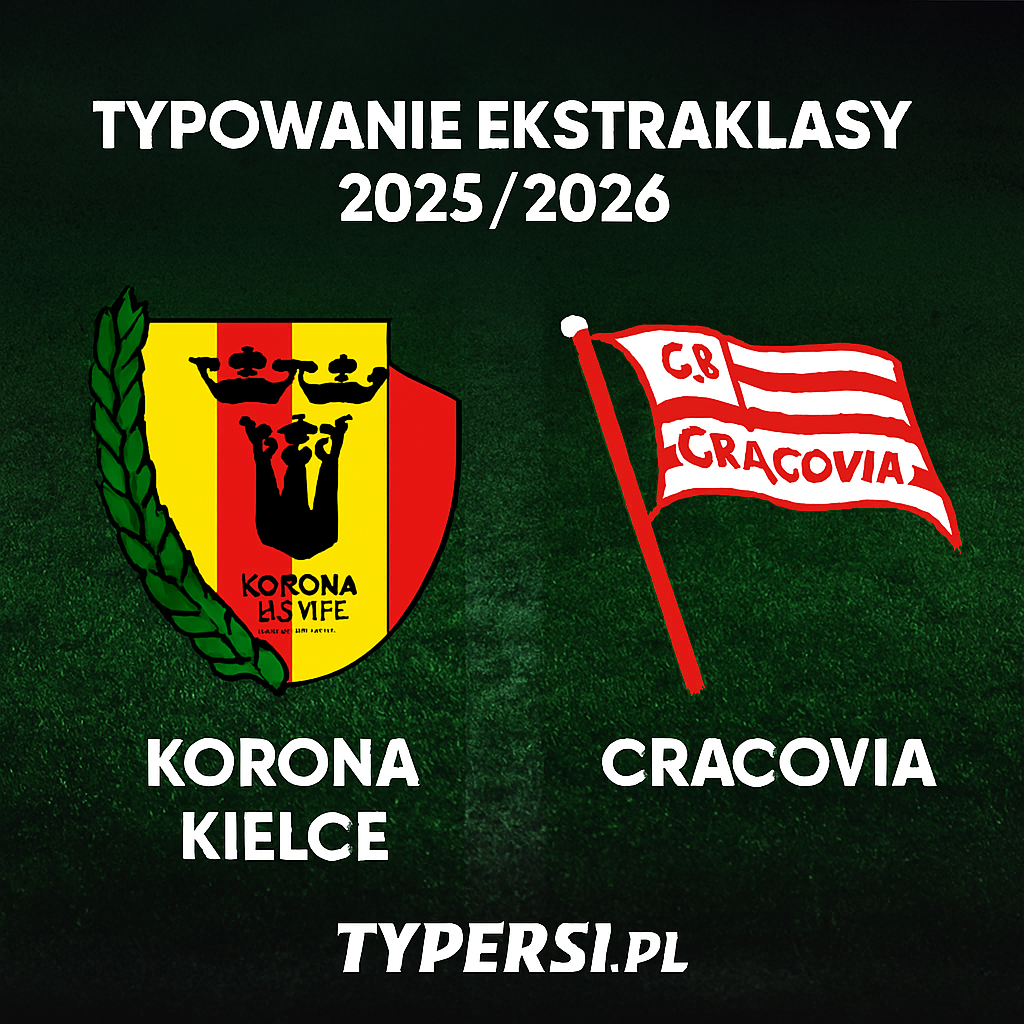 Typowanie Ekstraklasy 2025/2026: Korona Kielce vs Cracovia Kraków - 17 kolejka