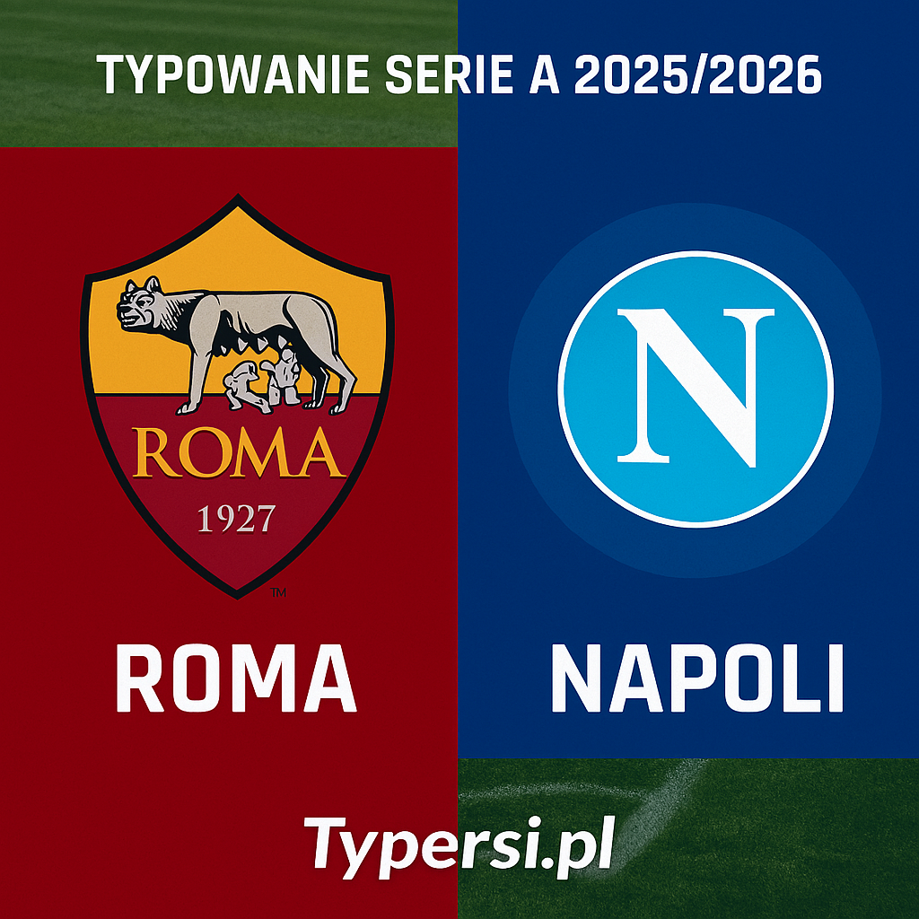 Typowanie Serie A 2025/2026: Roma vs SSC Napoli - 13 kolejka