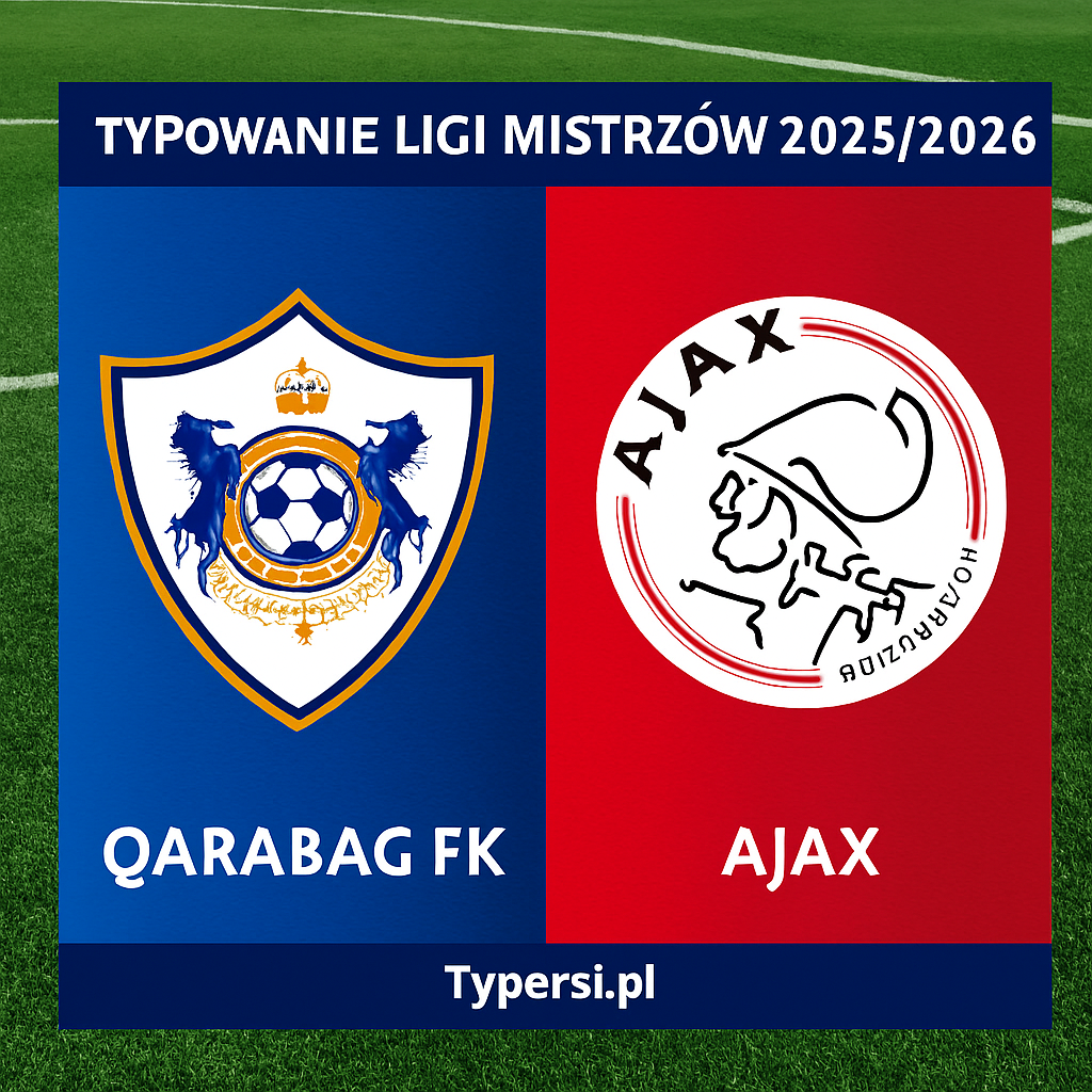 Typowanie Ligi Mistrzów 2025/2026: Qarabag FK vs Ajax - 6 kolejka