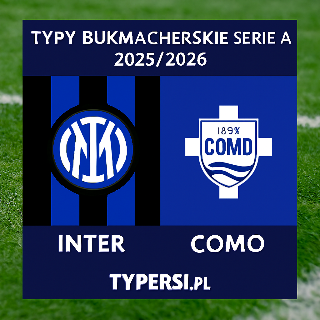 Typy bukmacherskie Serie A 2025/2026: Inter vs Como - 13 kolejka