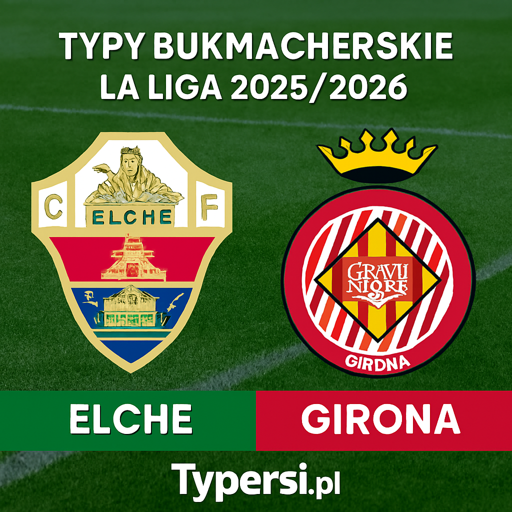Typy bukmacherskie La Liga 2025/2026: Elche vs Girona - 16 kolejka