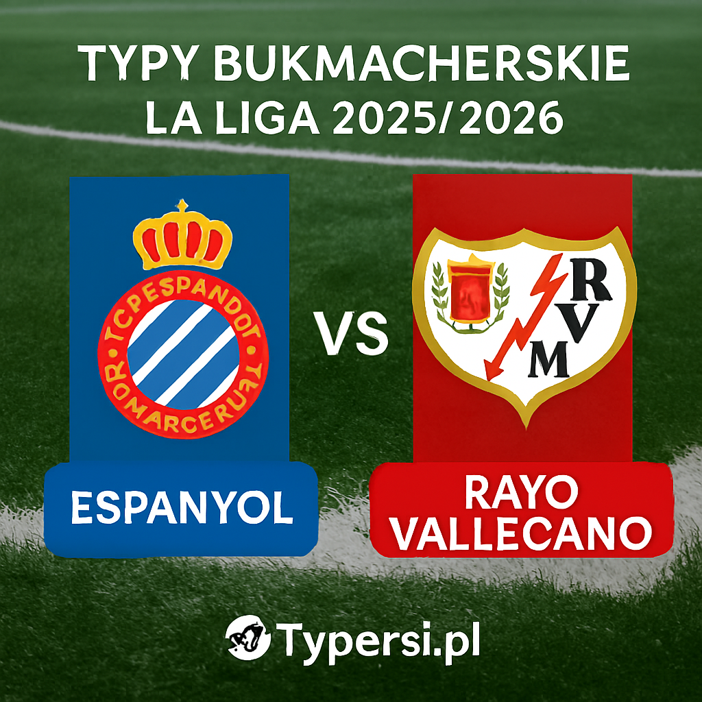 Typy bukmacherskie La Liga 2025/2026: Espanyol vs Rayo Vallecano - 16 kolejka