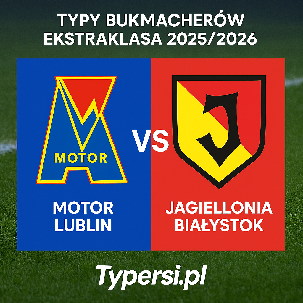 Typy bukmacherów Ekstraklasa 2025/2026: Motor Lublin vs Jagiellonia Białystok