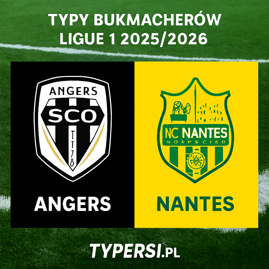 Typy bukmacherów Ligue 1 2025/2026: Angers vs Nantes - 16 kolejka