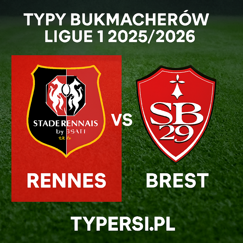 Typy bukmacherów Ligue 1 2025/2026: Rennes vs Brest - 16 kolejka
