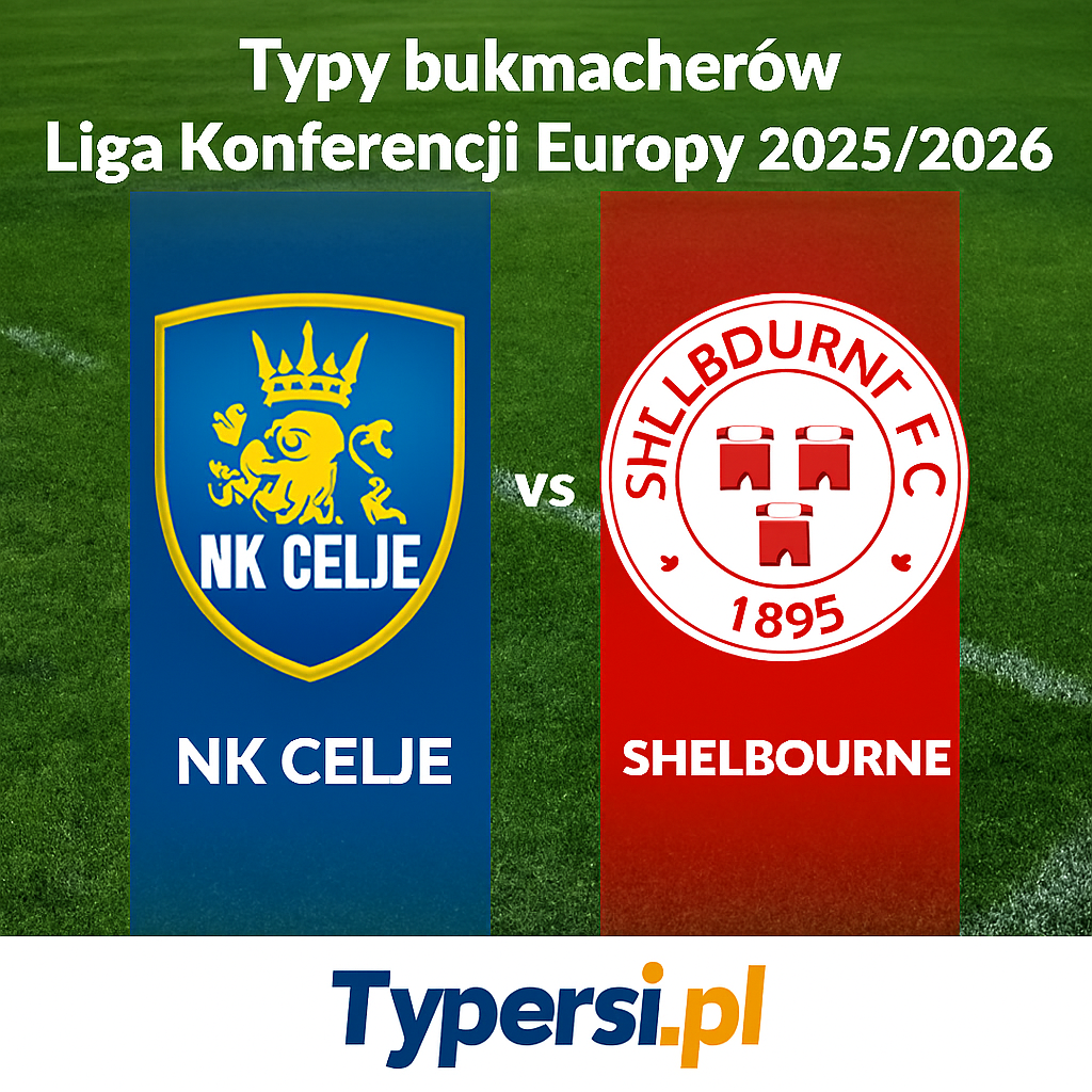 Typy bukmacherów Liga Konferencji Europy 2025/2026: NK Celje vs Shelbourne - 6 kolejka