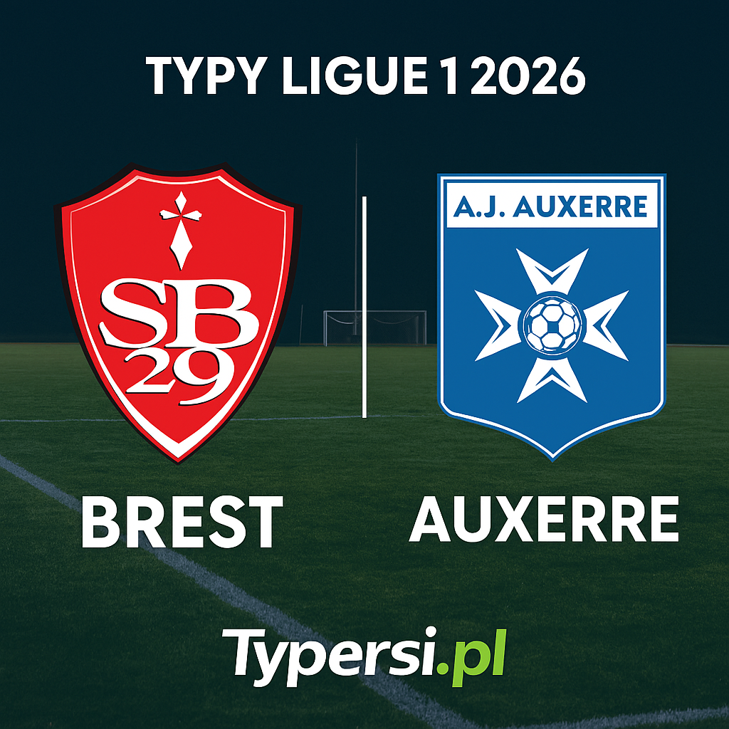 Typy Ligue 1 2026: Brest vs Auxerre - 17 kolejka