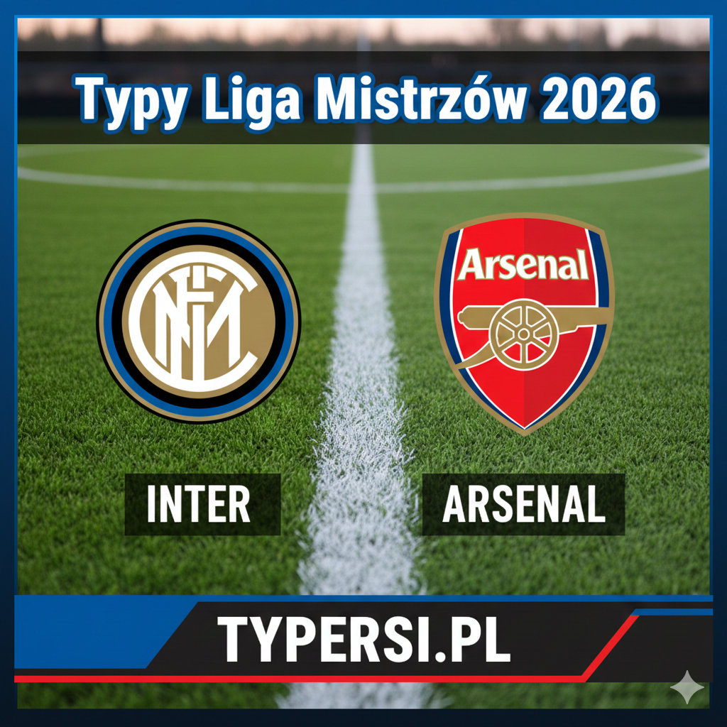Typy Liga Mistrzów 2026 : Inter vs Arsenal - 7 kolejka