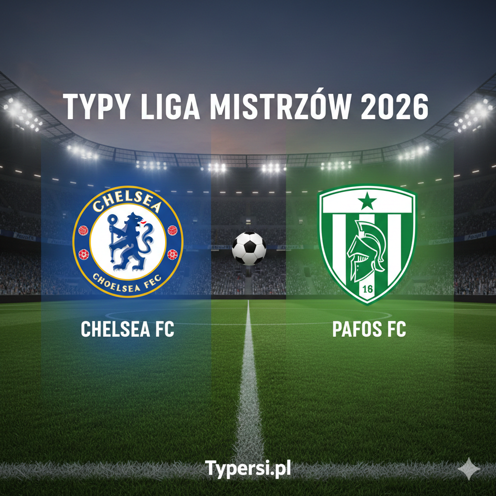 Typy Liga Mistrzów 2026 : Chelsea vs Pafos FC - 7 kolejka
