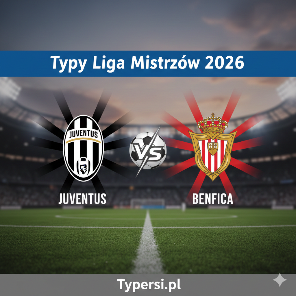 Typy Liga Mistrzów 2026 : Juventus vs Benfica - 7 kolejka