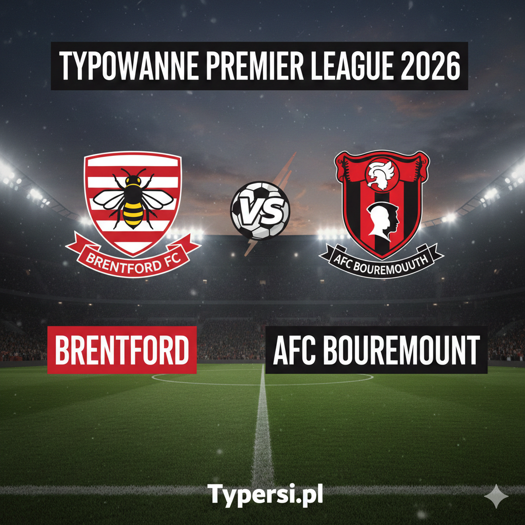 Typowanie Premier League 2026 : Brentford vs AFC Bournemouth - 18 kolejka