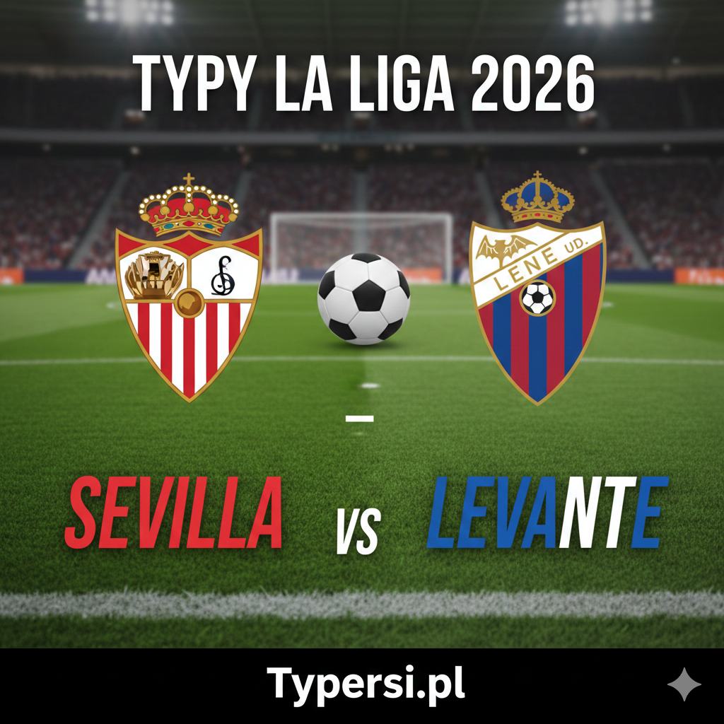 Typowanie La Liga 2026 : Sevilla vs Levante - 19 kolejka
