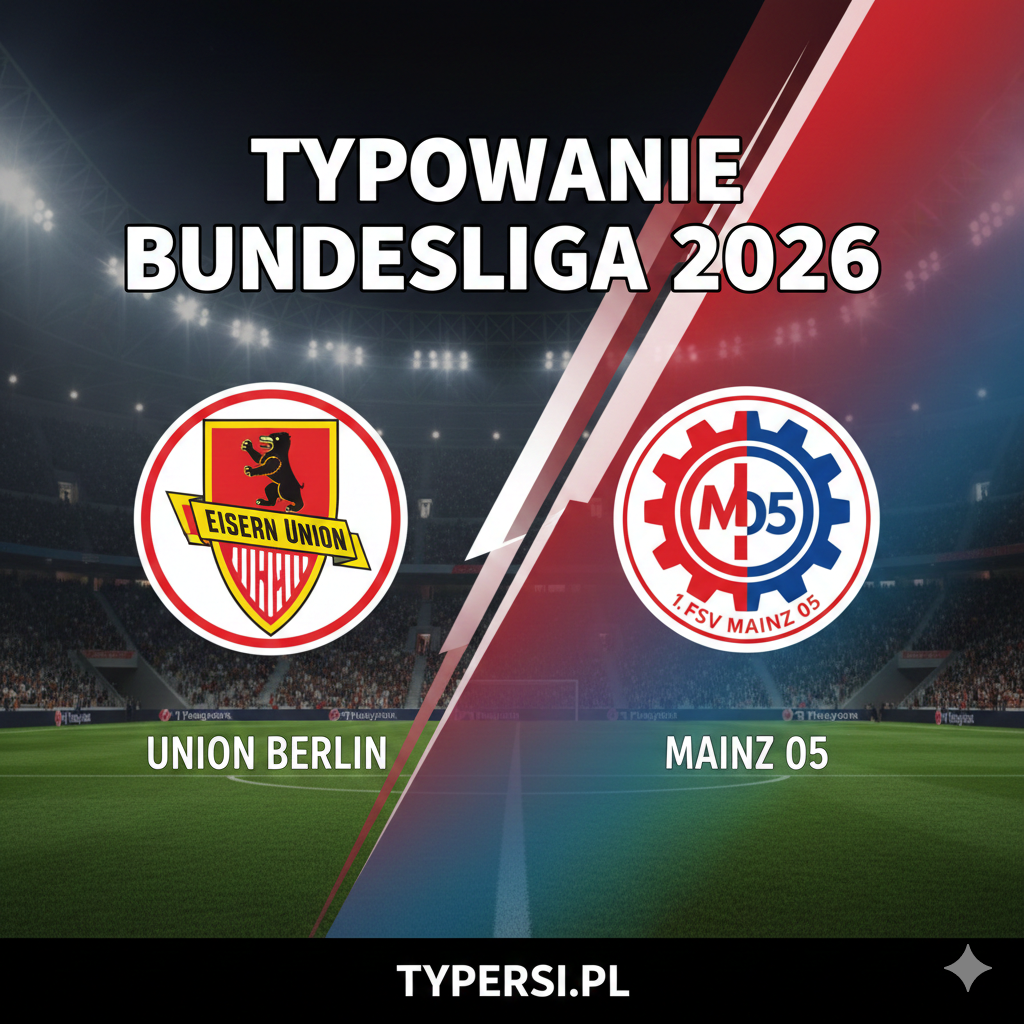 Typowanie Bundesliga 2026 : Union Berlin vs Mainz 05 - 16 kolejka