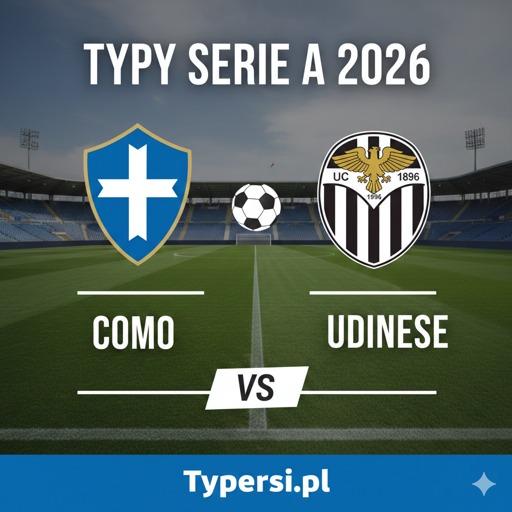Typowanie Serie A 2026 : Como vs Udinese - 18 kolejka