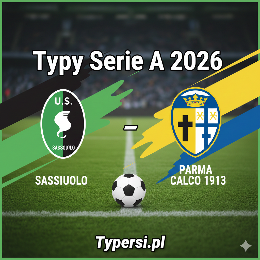 Typowanie Serie A 2026 : Sassuolo vs Parma Calcio 1913 - 18 kolejka